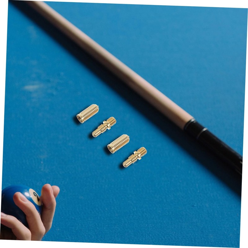 CORHAD Pool Cue Repair Parts 4 Pack Billiard Cue End