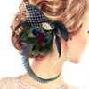Fascinator Peacock Feather Hair Clip Headband