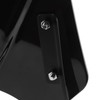 Universal Motorcycle Windshield Wind Deflector Screen W/Mounting Bracket for 5‑7inBlack