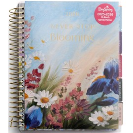 Never Stop Blooming - 2025-2026 18-Month Agenda Planner (July 2025 - December 2026)