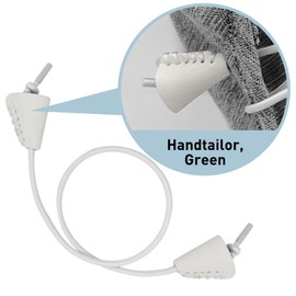 UamGlsob 2Pairs Elastic Shoelaces for Shoes, No Tie Bungee Stretchy Shoe Laces,Shoe Strings Replacement Stretch Laces (White, 16"/40cm)