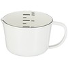 Pearl Metal Measuring Cup, White, 13.5 fl oz (400 ml),