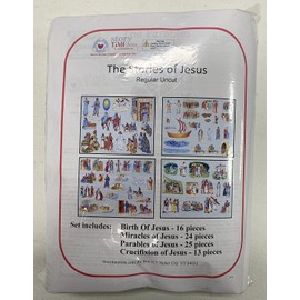 You Cut Out Felt- 13 Jesus Bible Stories Birth Crucifixion Parables Miracles- Felt Figures for Flannel Board Story Time Felts