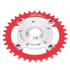 104BCD 36T Chainring Conversion Kit Aluminum Alloy Mid Drive Chainring