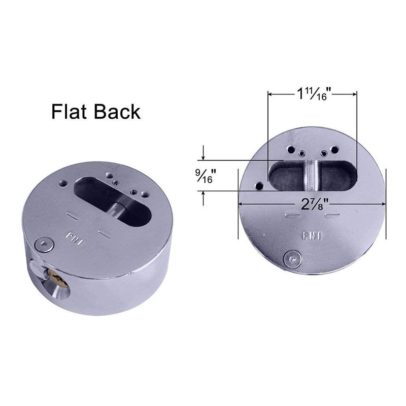 American/Master Lock (2) Hidden Shackle and Hasp Combo A801 -