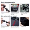 Yeria SafeHammer Window Breaker Seatbelt Cutter, 2024 Upgraded Safe Hammer