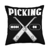 Picking Mode On. Lock Picking. Locksmith Throw Pillow