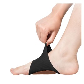 Frilance Shop Foot Arch Support, Set of 2, Comfortable Non-Slip, Highly Breathable, Flat Feet, Durable, Easy to Wear, Shock Absorption, Instep of Foot, Running, Climbing, Sports, Left and Right Hand