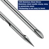 IFFMYJB Turkey Baster Set 5, 18/8 Stainless Steel Turkey Baster