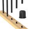 BLIKA 100 Pack Anti-UV Baluster Connectors for 3/4" OD Aluminum