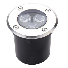 Lámpara Empotrado para Piso Jardín Exterior para Terraza Luces LED de Paisaje Iluminación de Paisaje para Jardín, Patio, Entrada, Cubierta, Luces Decoración Impermeables IP67 Blanca Fría 3W 110V-220V
