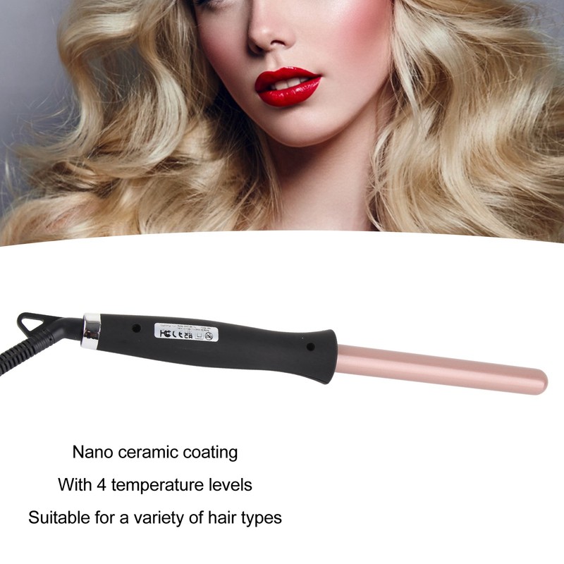 19mm Electric Hair Curler Adjust Temperature Nano Ceramic Coating Hair