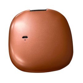 Generic Travel LED Makeup Mirror with Rechargeable Battery, 3 Light Settings, 1x and 10x Magnification, sleek, Brushed Copper