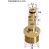 M22 High Pressure Washer Adapter, Pressure Pipe Quick Connector Converter