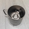 750ml Titanium Cup with Folding Spoon, Ultralight Camping Pot Cookset