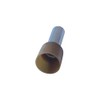 GTSE 100 pcs Brown Single Entry 25.0mm² Bootlace Ferrule Connector