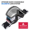 ZIONOR Ski Goggles Lens, X11 100% OTG Snow Goggles Detachable