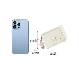 Women's Cute Floral Pattern Short Wallet with Pendant, Casual Simple Multi-card Slots Card Holder, Fashionable Wallet for Daily Use