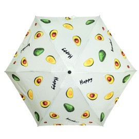 Lemasi Mini Umbrella Pocket Umbrella Small & Compact Colourful and Happy Fruits (Lemon), Avocados.