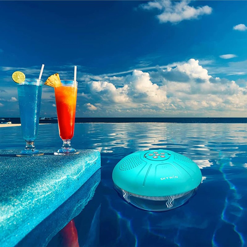 Skywin Floating Pool Speaker with Lights Accessories - Floating Pool