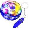 Wrist training ball, self-starting gyro forearm exerciser power ball and