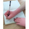 Donfri 1 Pairs Arthritis Gloves Fingerless Compression Gloves for Women