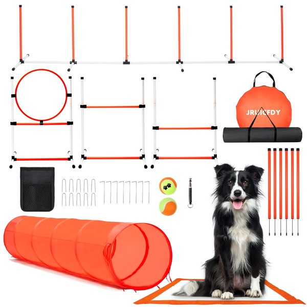 Dog Agility Course Backyard Set, Dog Agility Equipment, Pet obstacle