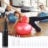 PEUTIER Exercise Ball Pump Kits, Hand Air Pump for Inflatables