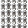 SHSMPXOY 20 Set Chicago Screws Posts for Leather Rivets M5*8mm