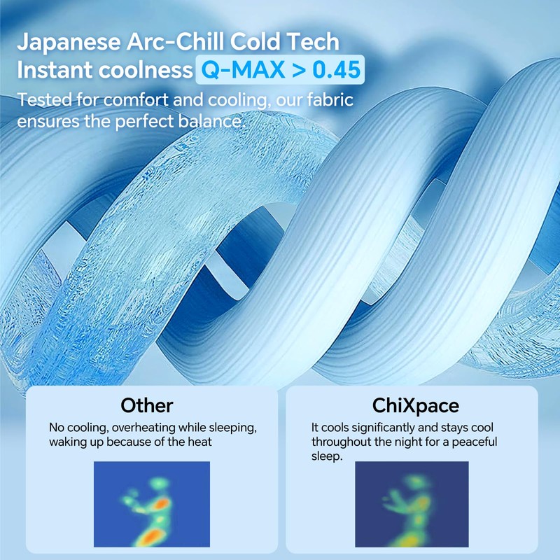 ChiXpace Cooling Comforter King/Cal King Size - Lightweight Summer Comforter