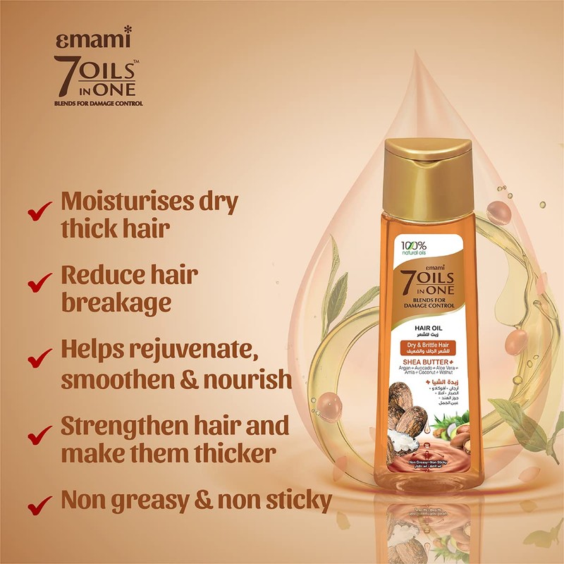 Emami 7 oils in one Shea butter for dry and