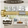 YNL Shower Curtain Rod 34-96 Inches, Non-Slip, Never Rust, No