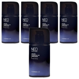 Partner_Reference THE FACE SHOP Neo Classic Homme Black Essential 80 Emulsion 110ml 5pcs / 더페이스샵 네오 클래식 옴므 블랙 에센셜 80 에멀젼 110ml 5개