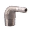 DERNORD 3/8" Hose Barb x 1/2" Male NPT Stainless Steel