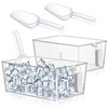 Havawish 2 Set Ice Storage Bin and Flexible Scoop Set