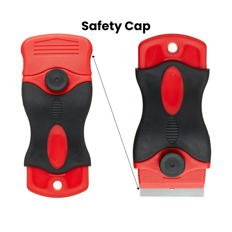 Mini Soft Grip Scraper – Compact Label & Sticker Remover