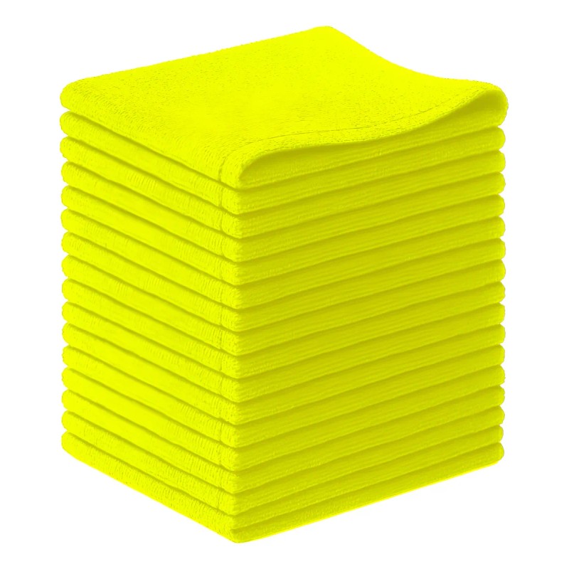 Paño De Limpieza De Microfibra Paquete Con 16 Pzas 40x40