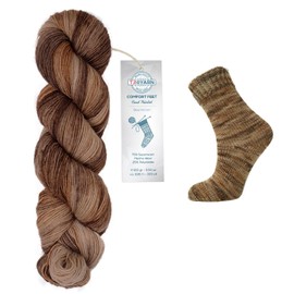 Troyarn Comfort Feet (1- Skein Pack) Hand Painted Yarn 75% Superwash Merino Wool and 25% Polyamide (Fine/Sport 2 Weight) / 3.52 Oz - 100 gr / 360 Yard - 330 mt (11267 - Mango Mojito)