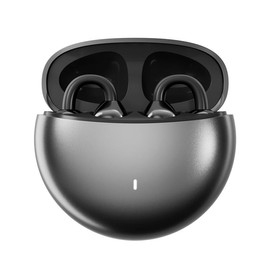 LXVPKH Bluetooth earphones, clip on earphones, clip on earphones Wireless Open Ear Gym Earphones open ear hifi sound quality music earbuds lightweight  headphones earbuds  comfort - Color: black