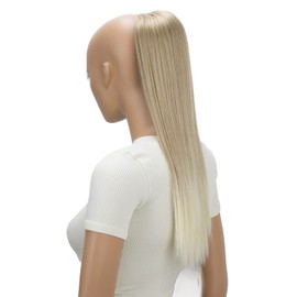 CAISHA 22" Hairpiece Ponytail Extension Drawstring Voluminous Straigtht Blond Mix PH510