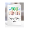 Graduation Card for Wife, gifts for men, women, female, male,