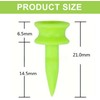 Vayfoni 50PCS Plastic Golf Tees - Golf Tees Plastic Set
