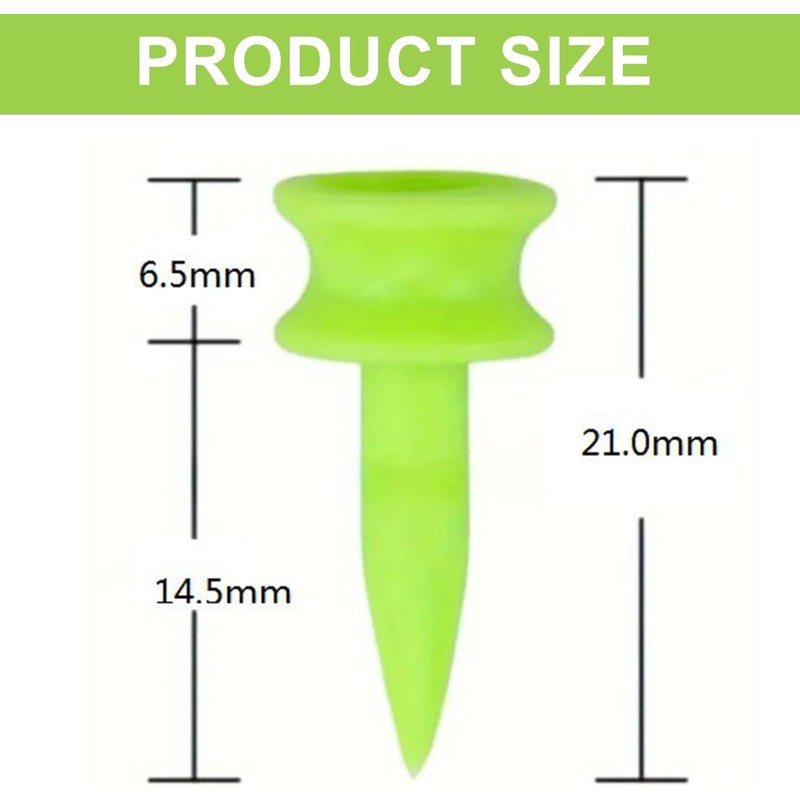 Vayfoni 50PCS Plastic Golf Tees - Golf Tees Plastic Set