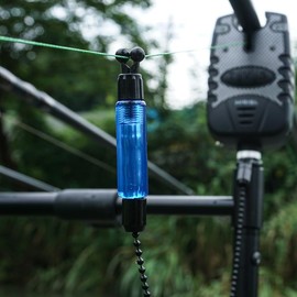 Carp Fishing Swingers with Bite Alarm, Red, Yellow, Blue, Green, Pack of 4, Multiple