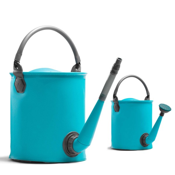 Colapz 7L Premium Collapsible Outdoor Watering Can - Convertible to 9L Collapsible Bucket - Top Up Water Tanks with Ease - BPA Free - Portable Caravan & Motorhome Accessories UK