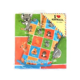 I Love Aus Australian Cartoon Animals Apron and Oven Mitt