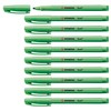 Highlighter - STABILO flash - Box of 10 - Green