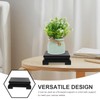 Alipis 1Pc Wooden Square Display Stand Pot Stand Vase Display
