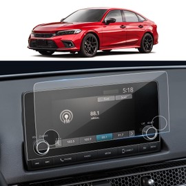 LANTU Car Screen Protector for 2023 2024 2025 Honda CRV Accessories Navigation Touchscreen Protector Film Tempered Glass HD Clear Anti-Glare 7''