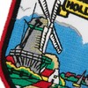 A-ONE 2 PCS Pack- The Netherlands Windmill Embroidery Patch +